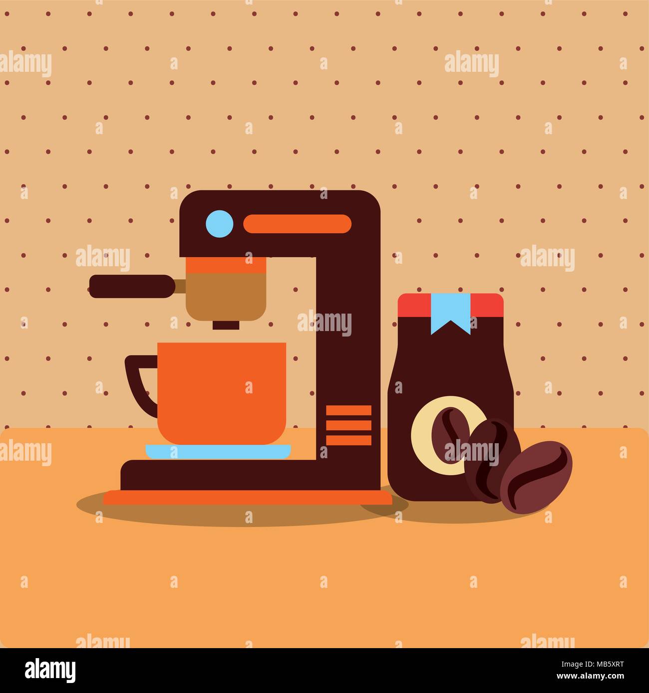 coffee time card Stock Vector Image & Art Alamy