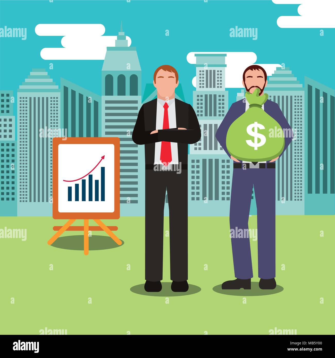 Street market people smiling Stock Vector Images - Alamy