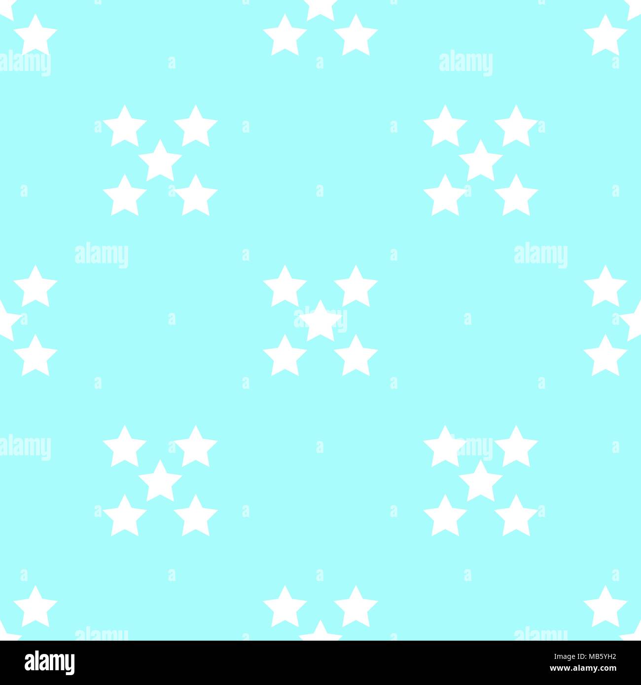Stars Seamless Pattern. The vector image. Starry night sky Stock Vector ...