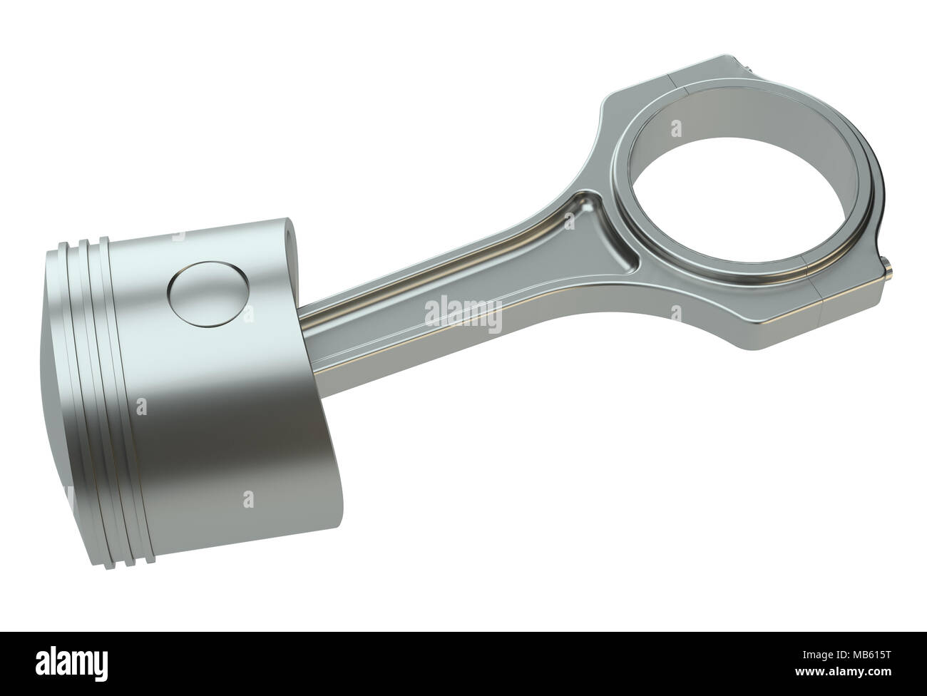 Piston with connecting rod Stock Photo Alamy
