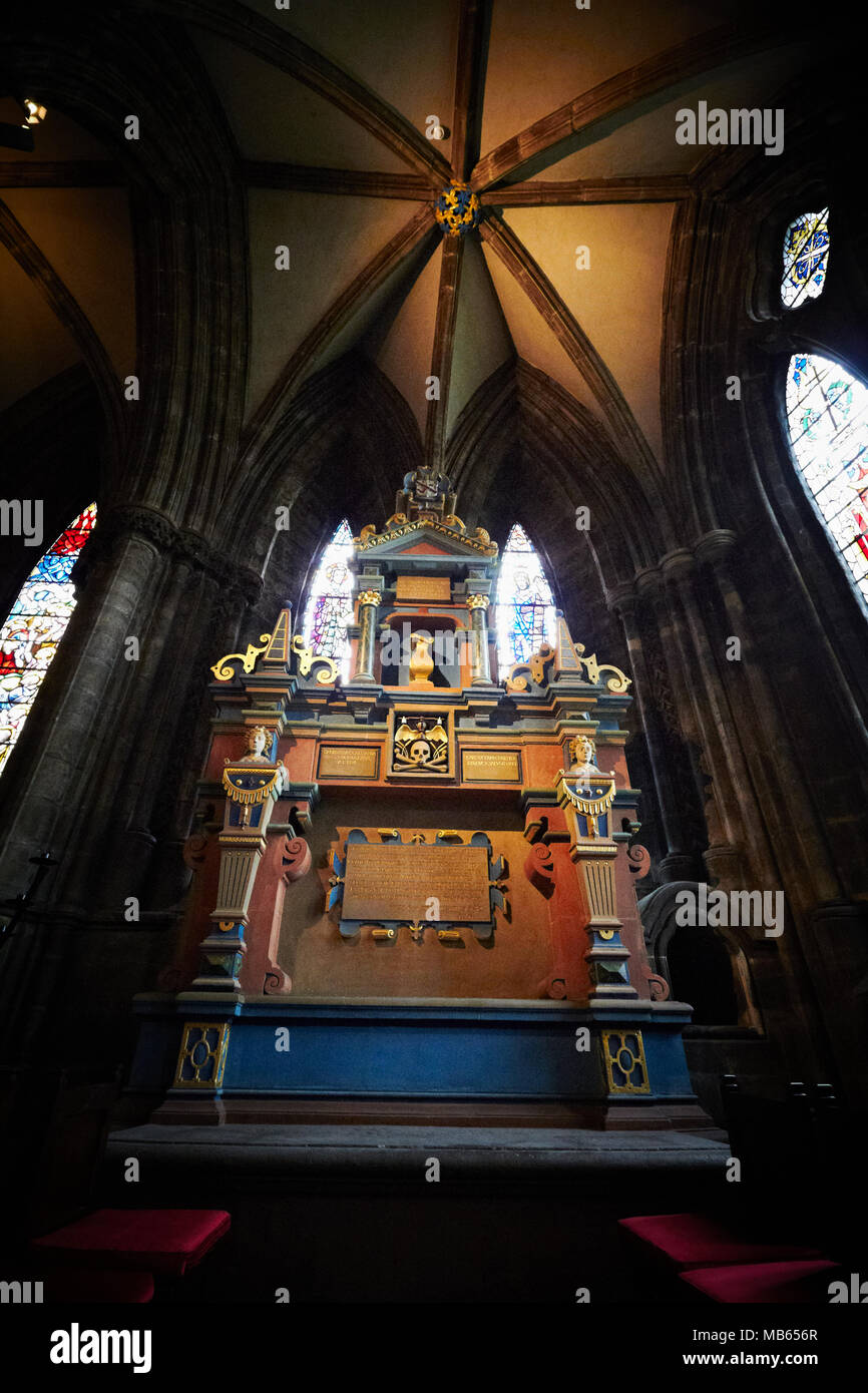 Glasgow Cathedral Scotland Stock Photo