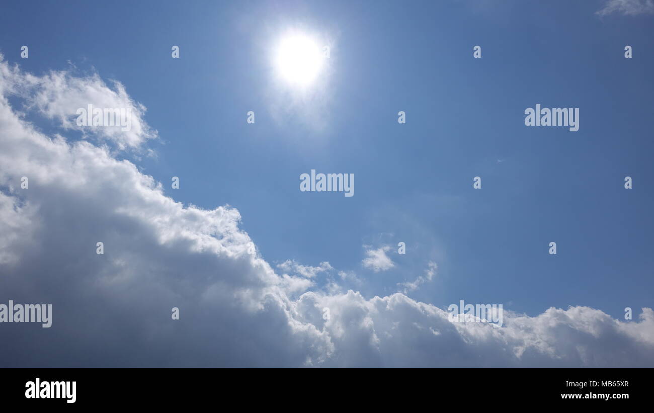 Clouds in the sky. Various shapes, sizes, and scenes Stock Photo - Alamy