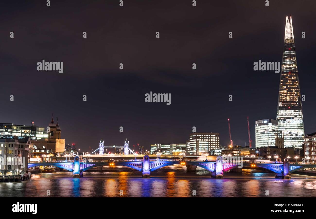 London skyline with the Shard Stock Photo