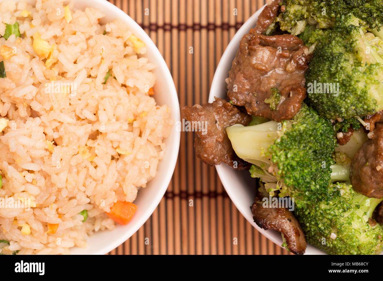 Beef and Broccoli Chinese Food Stock Photo - Alamy