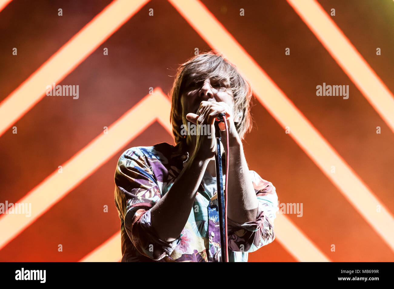 Phoenix performs at Air+Style Festival in Los Angeles, CA, USA Stock Photo
