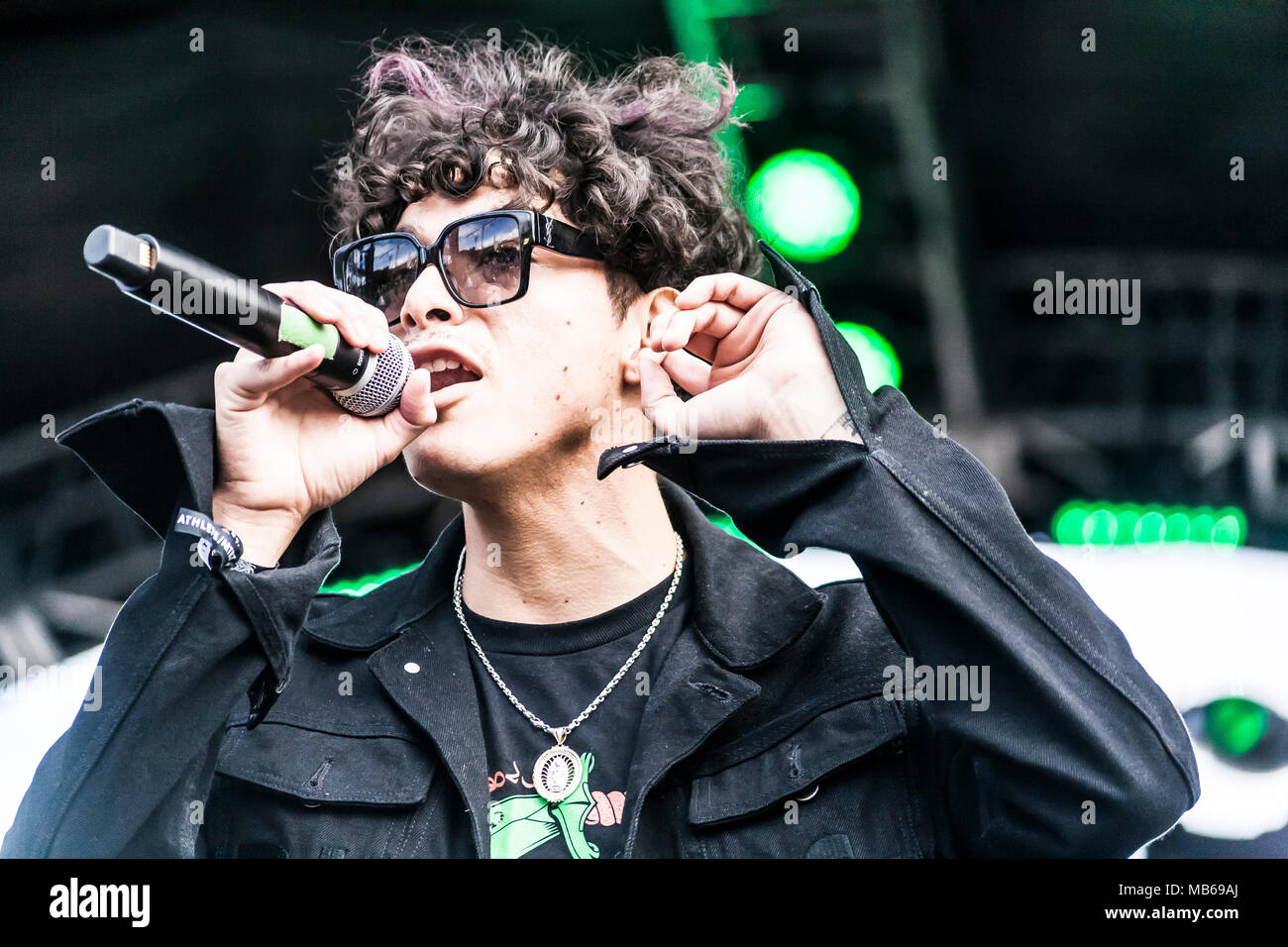A. Chal performs at Air+Style Festival in Los Angeles, CA, USA Stock Photo