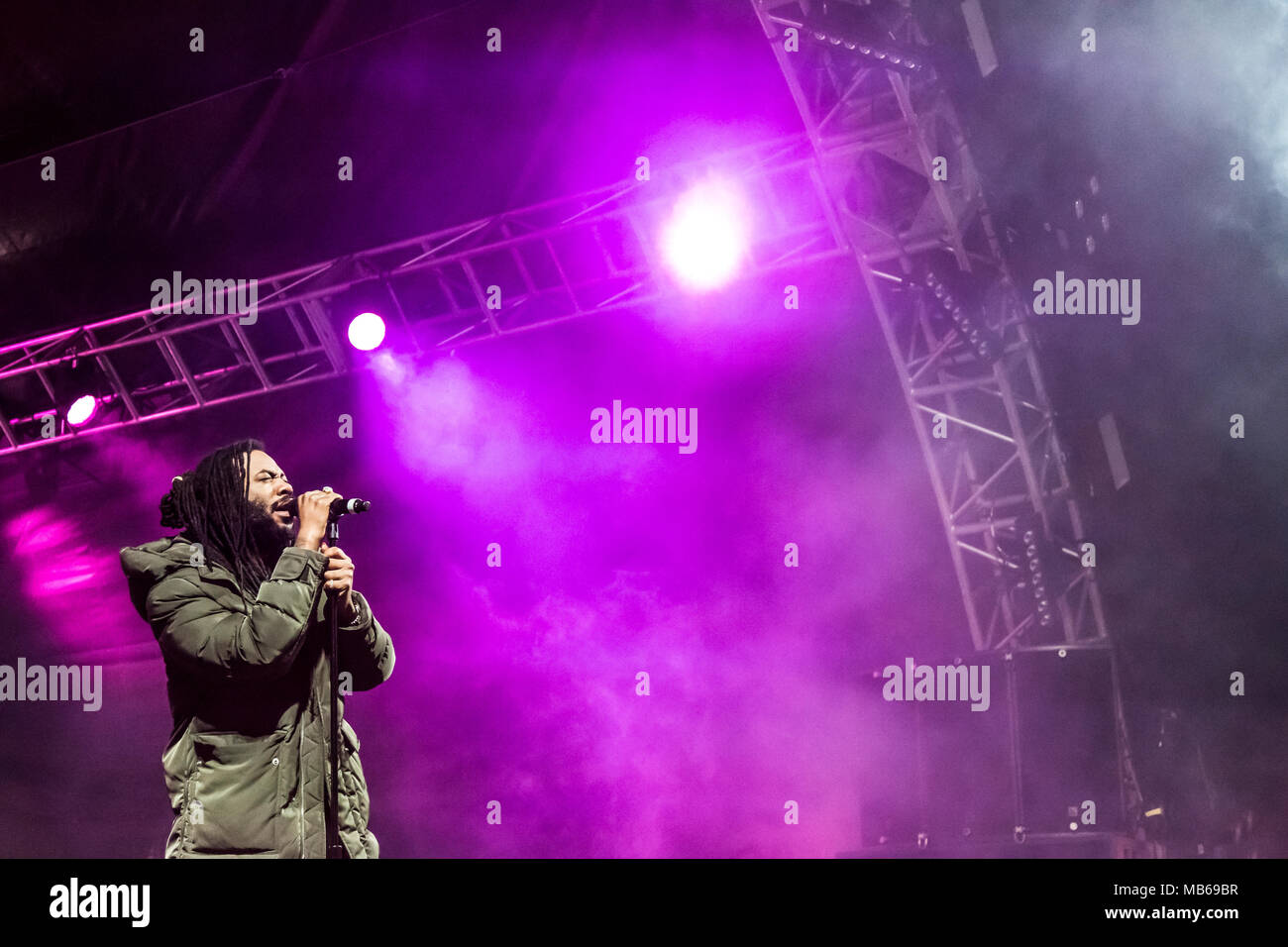 DRAM performs at Air+Style Festival in Los Angeles, CA, USA Stock Photo