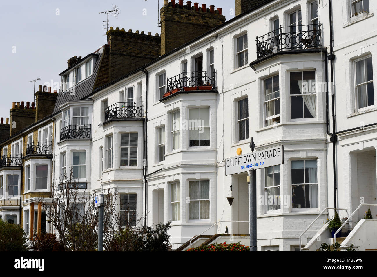 Clifftown Parade, or Cliff Town Parade, Southend on Sea, Essex, UK