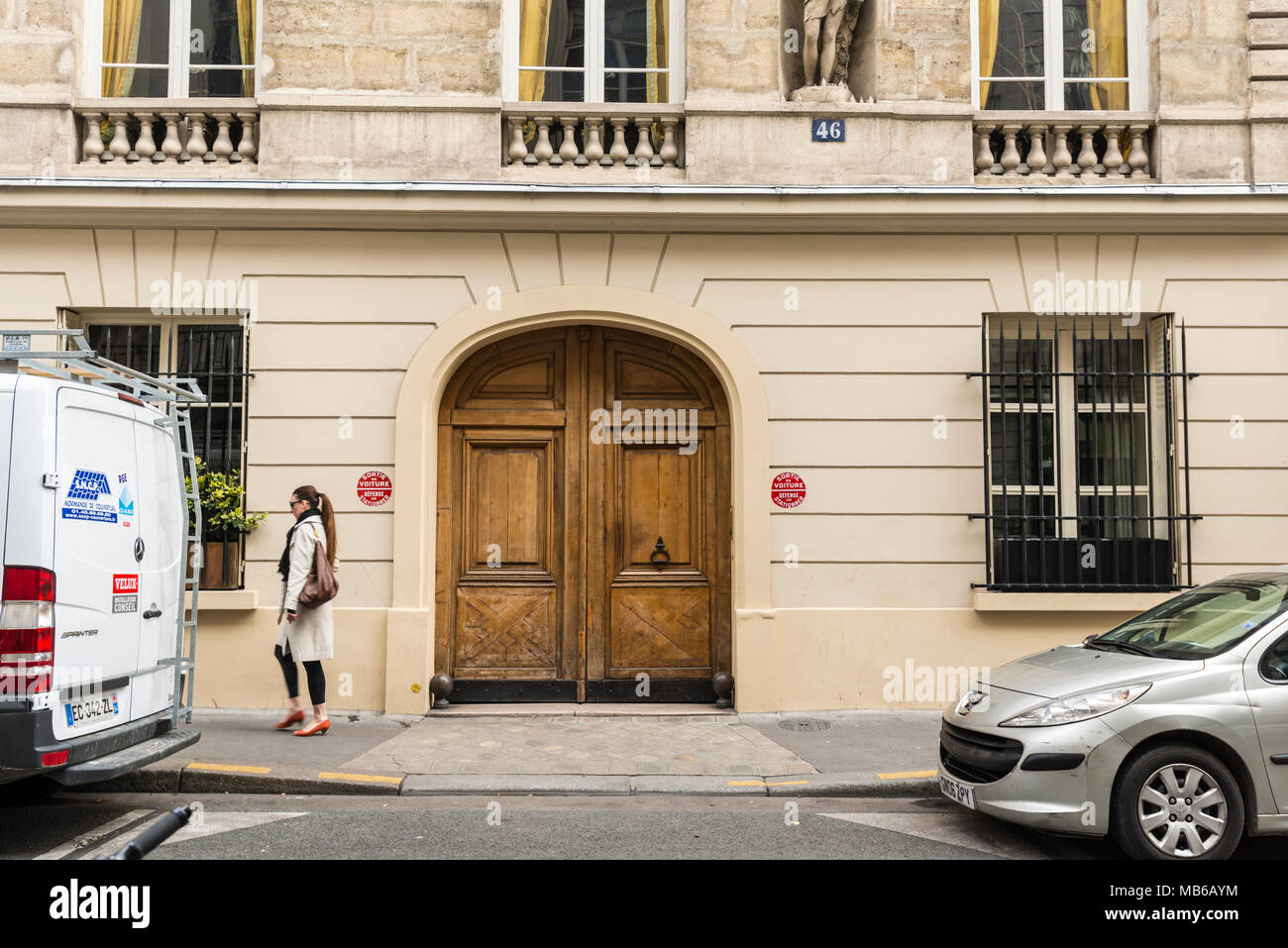 Walking along the Rue de L'Université in Paris, France and admiring all ...