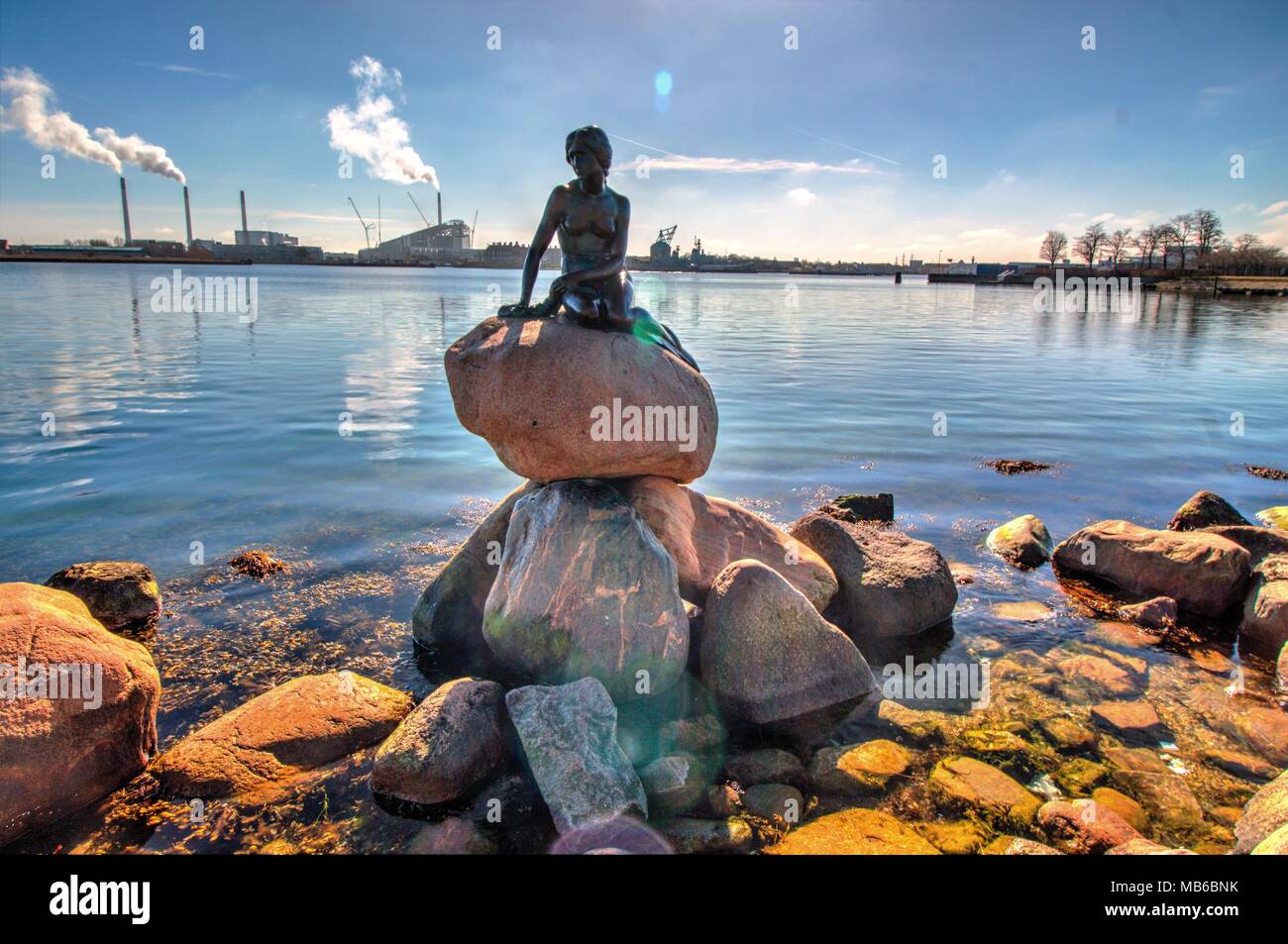 Little Mermaid Statue in Copenhagen Stock Photo - Alamy