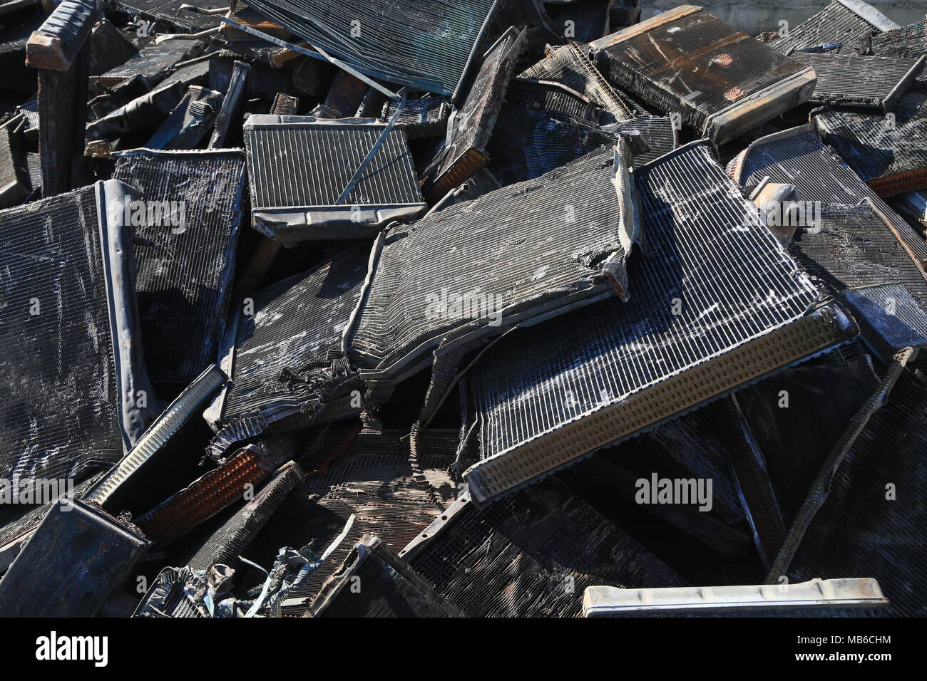 Metal trash for scrap Stock Photo - Alamy