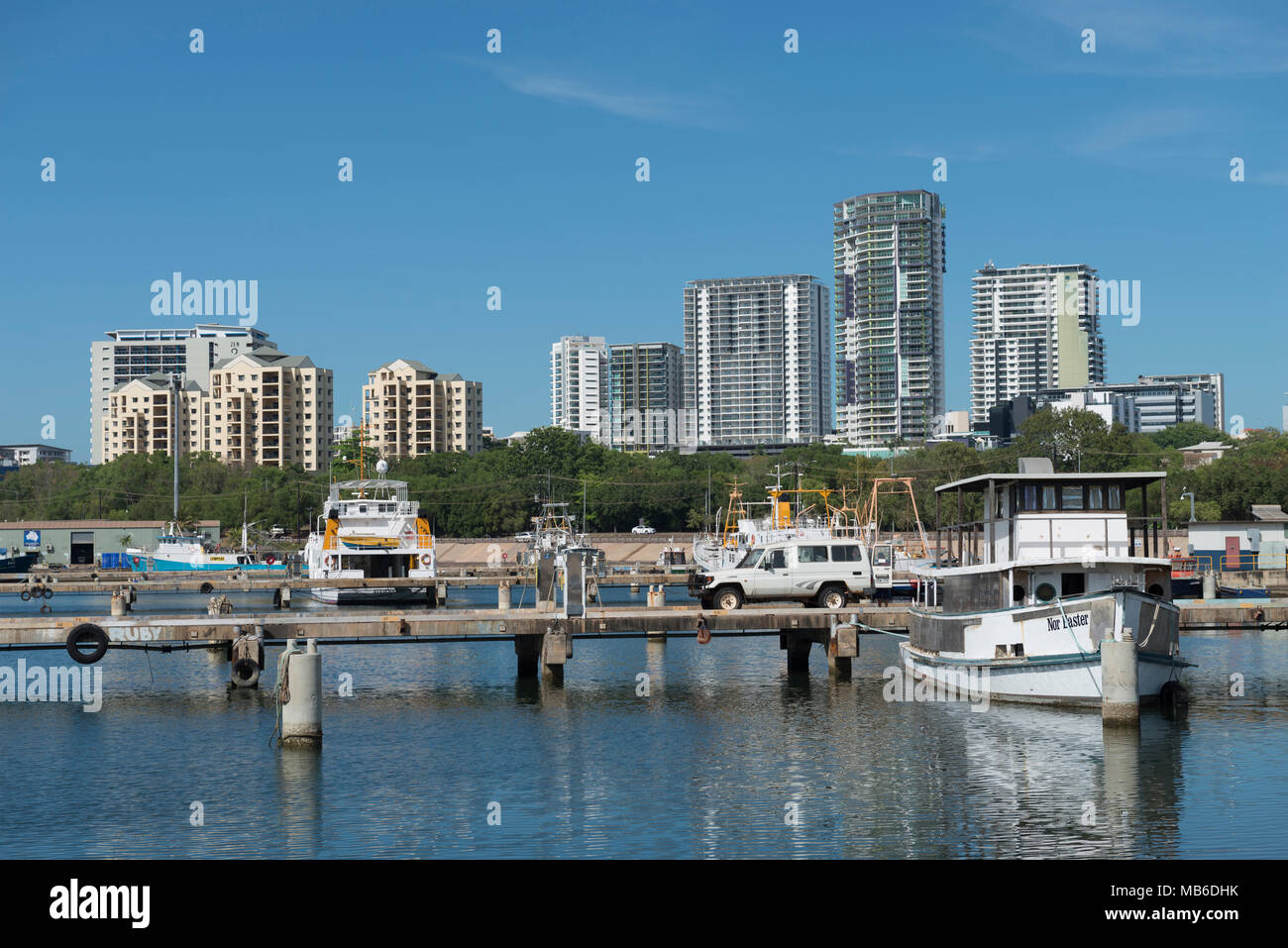 Boats at frances bay mooring basin hi-res stock photography and images