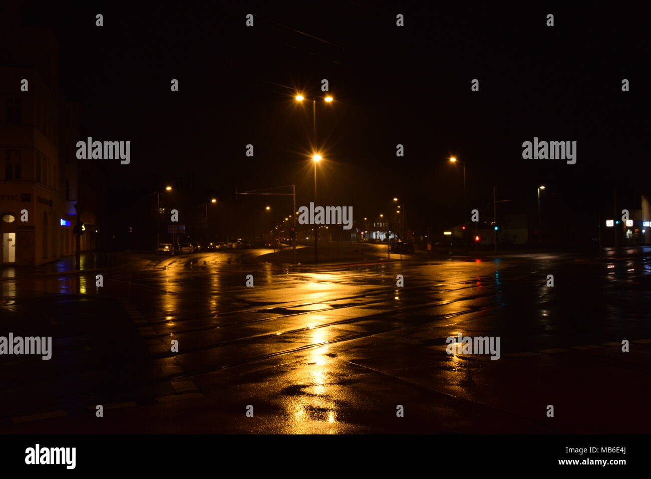 Schoneweide By Night Stock Photo 179007714 Alamy