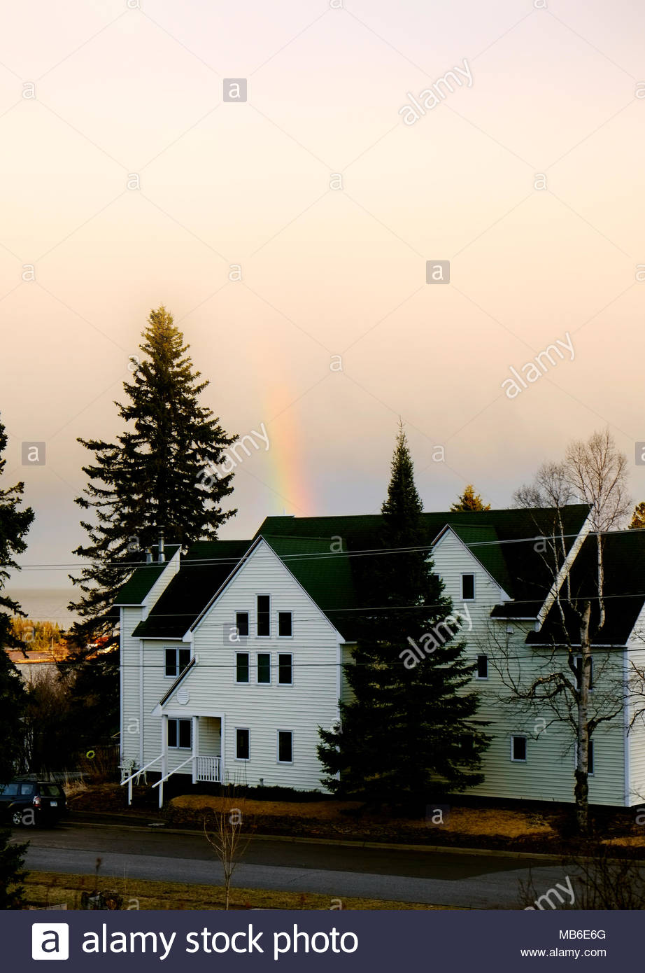 Macarthur House B B And Cabins Grand Marais Minnesota Stock
