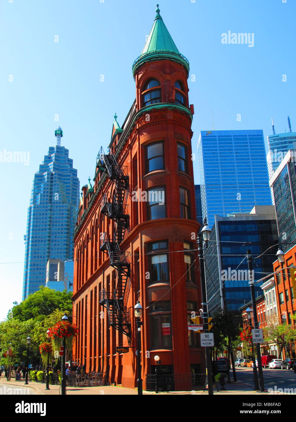 the Gooderham building, one famous landmark of Toronto Stock Photo