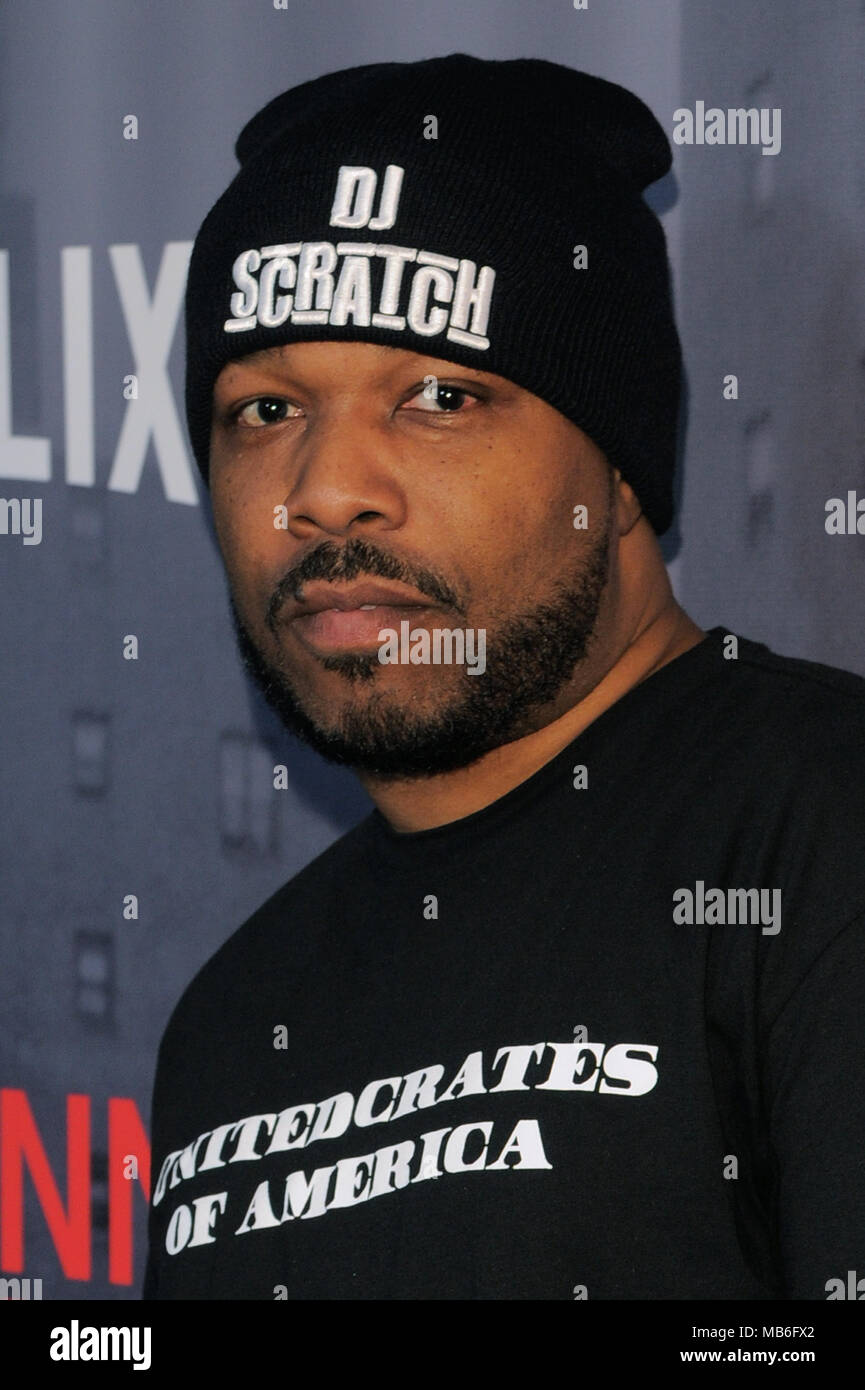 NEW YORK, NY - MARCH 19: DJ Scratch attends the 'Roxanne Roxanne' New ...