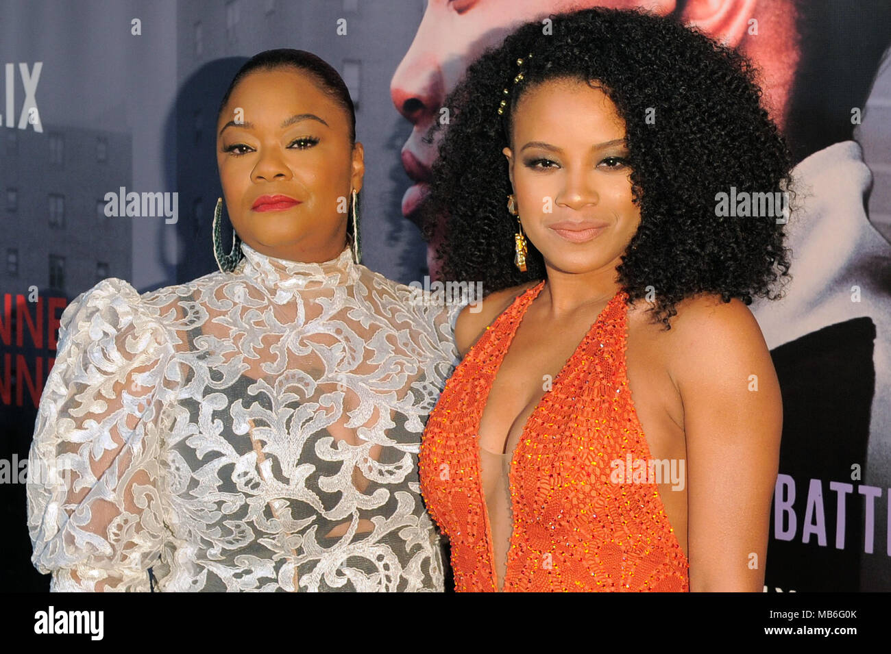 NEW YORK, NY - MARCH 19: Roxanne Shante and Chante Adams attends the ...