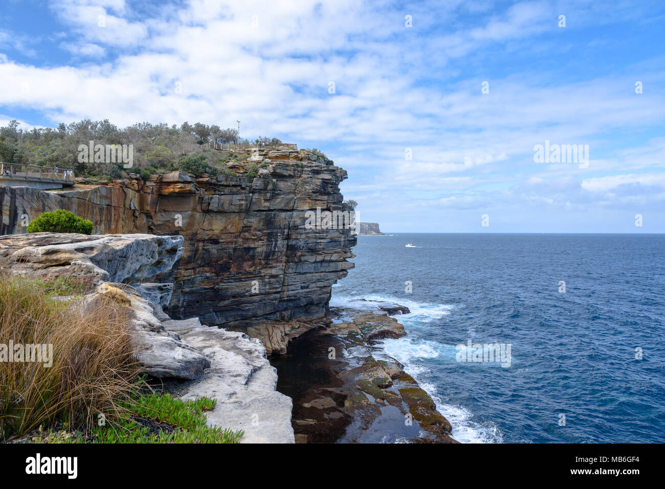 The Gap on South Head Peninsula in the Eastern Suburbs of Sydney Stock Photo