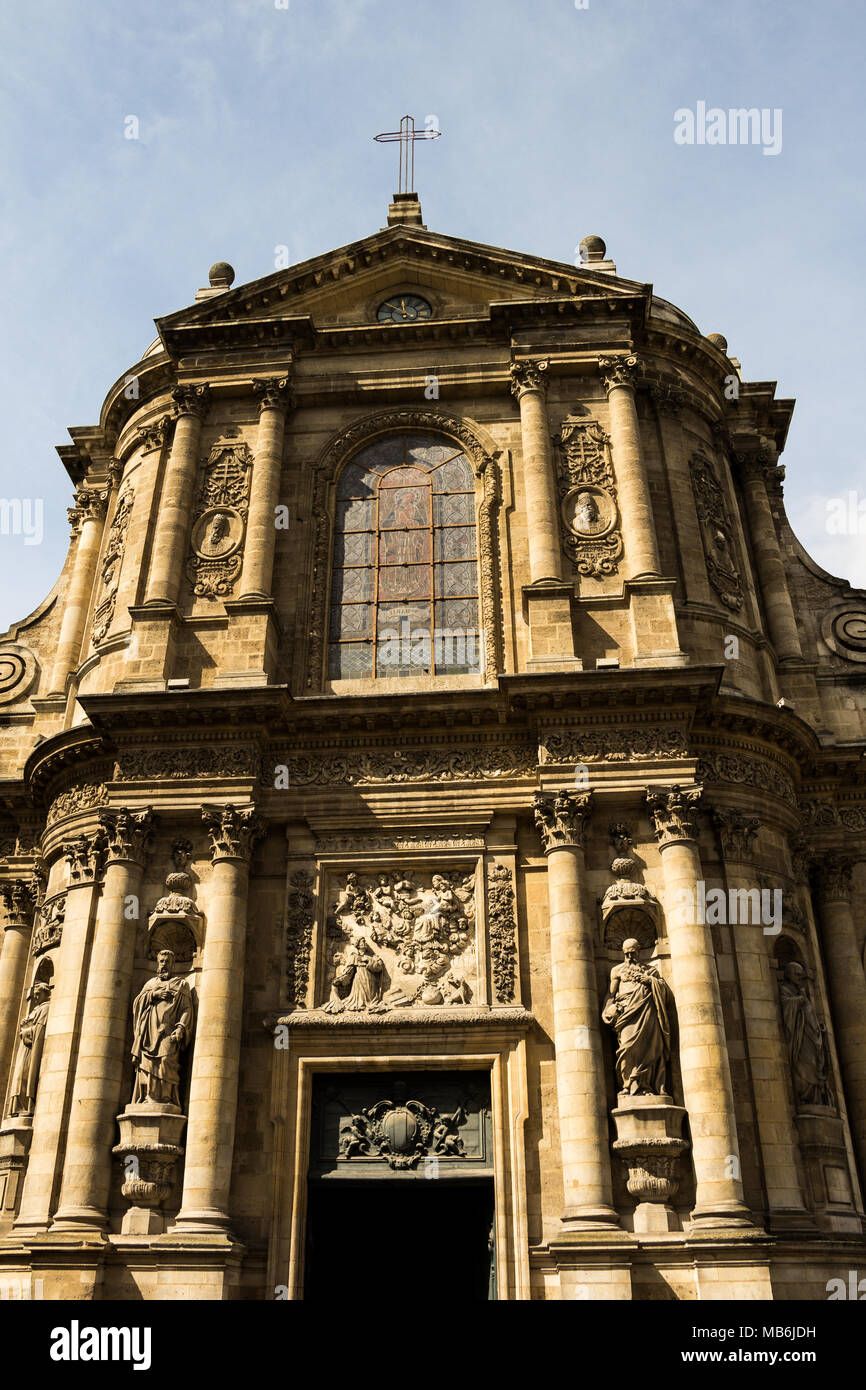 Baroque church, Notre-Dame, Bordeaux Stock Photo - Alamy
