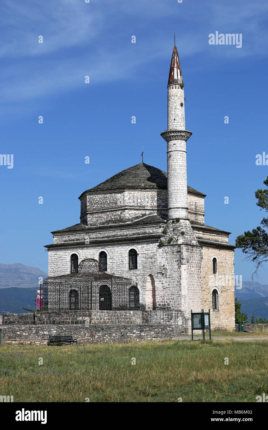 Aslan Pasha mosque Ioannina Greece Stock Photo