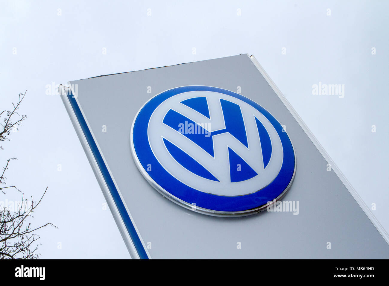 VW Volkswagen dealership selling diesel powered cars vehicles on
