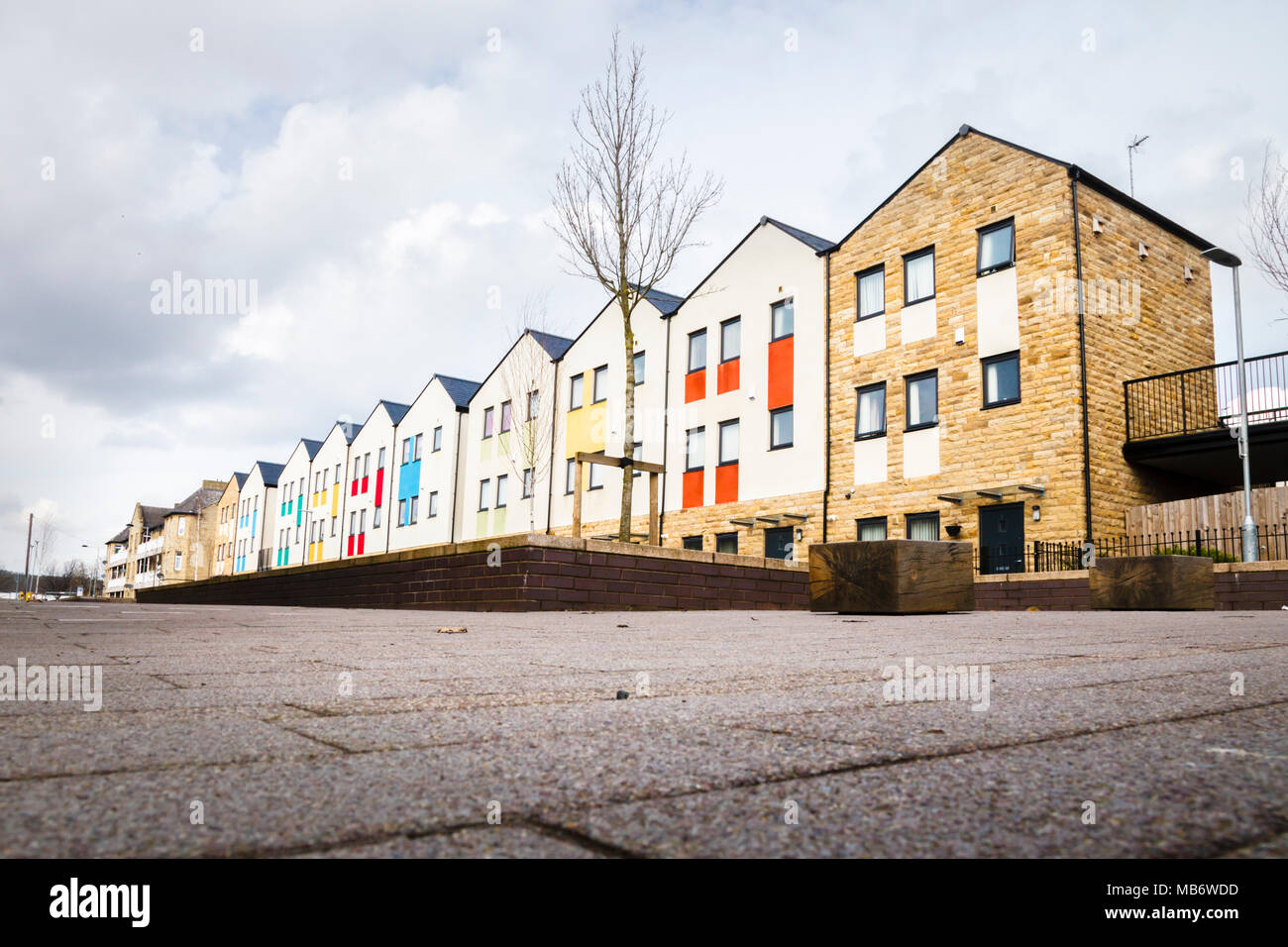 Baptist Court, a new housing development regenerating a rundown area of