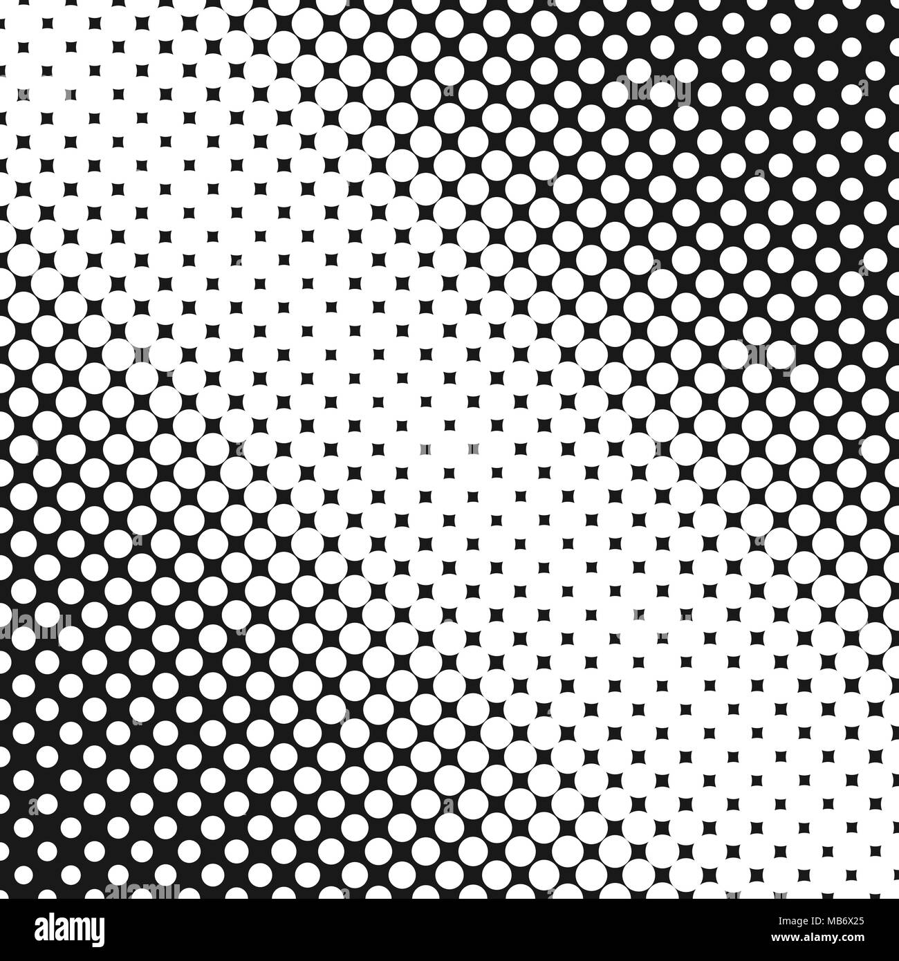 Halftone dot background pattern design - vector graphic Stock Vector
