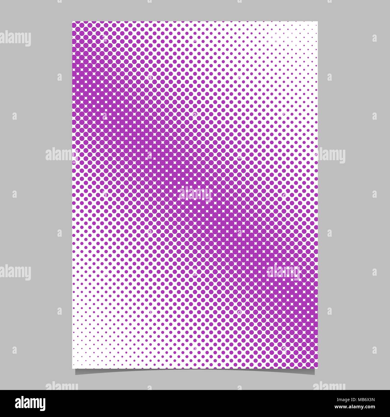 Retro halftone dot pattern poster template Stock Vector Image & Art - Alamy