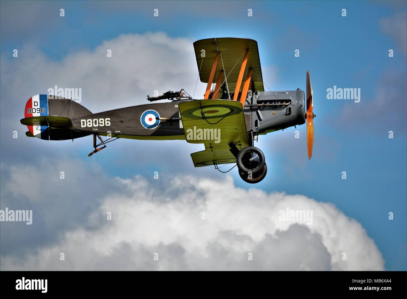 Bristol fighter, world war 1 bi plane Stock Photo