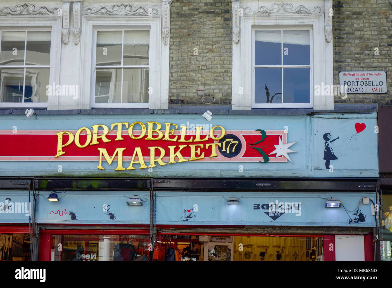 Portobello Road, Notting Hill, London, UK Stock Photo Alamy