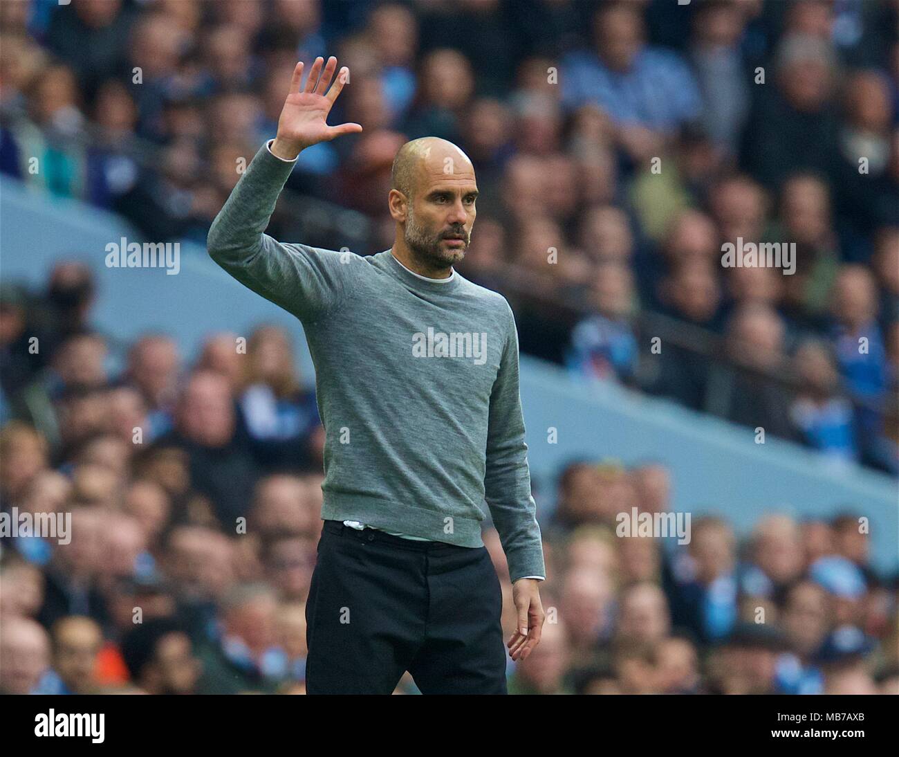 Manchester City Guardiola 2018 Stock Photos & Manchester City ...