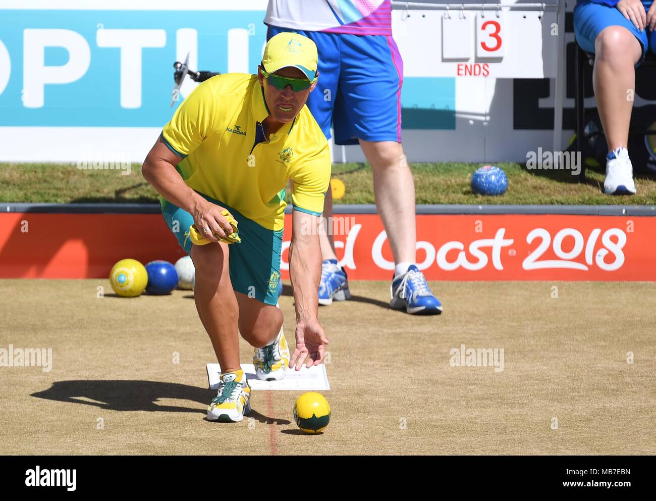 Queensland, Australia. 8th April, 2018. Barrie LESTER (AUS, lead). Mens