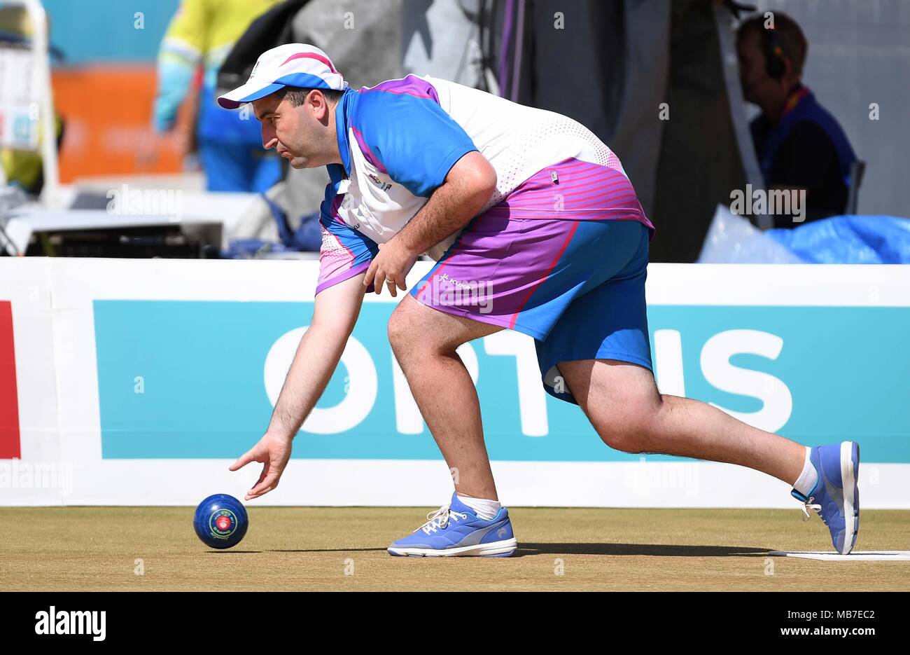Queensland, Australia. 8th April, 2018. Derek OLIVER (SCO, second