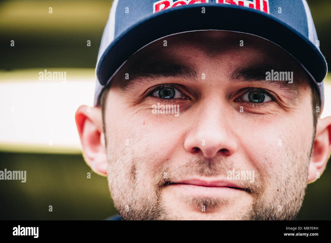 Longfield, Kent, UK. 8th April, 2018. BTCC racing driver Andrew Jordan and Team BMW with Pirtek during the Dunlop MSA British Touring Car Championship at Brands Hatch Indy Circuit (Photo by Gergo Toth / Alamy Live News) Stock Photo