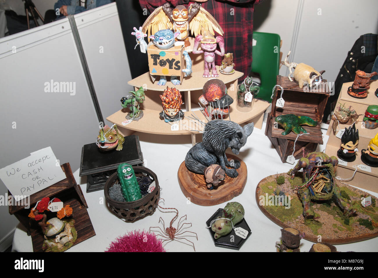 London UK 08 April 2018 the UK's only dedicated designer toy convention
