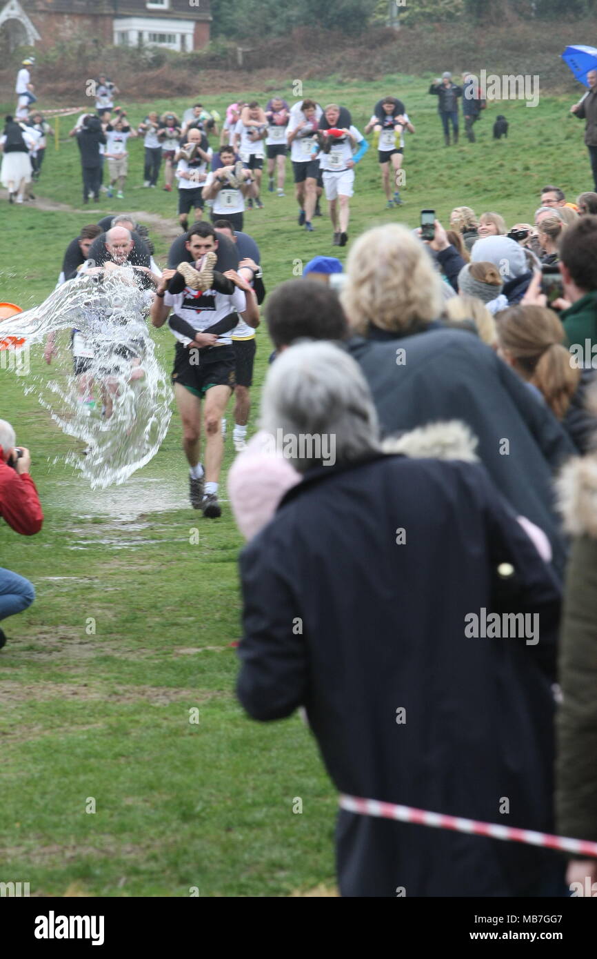 Wife Carrying Competition High Resolution Stock Photography And Images Alamy
