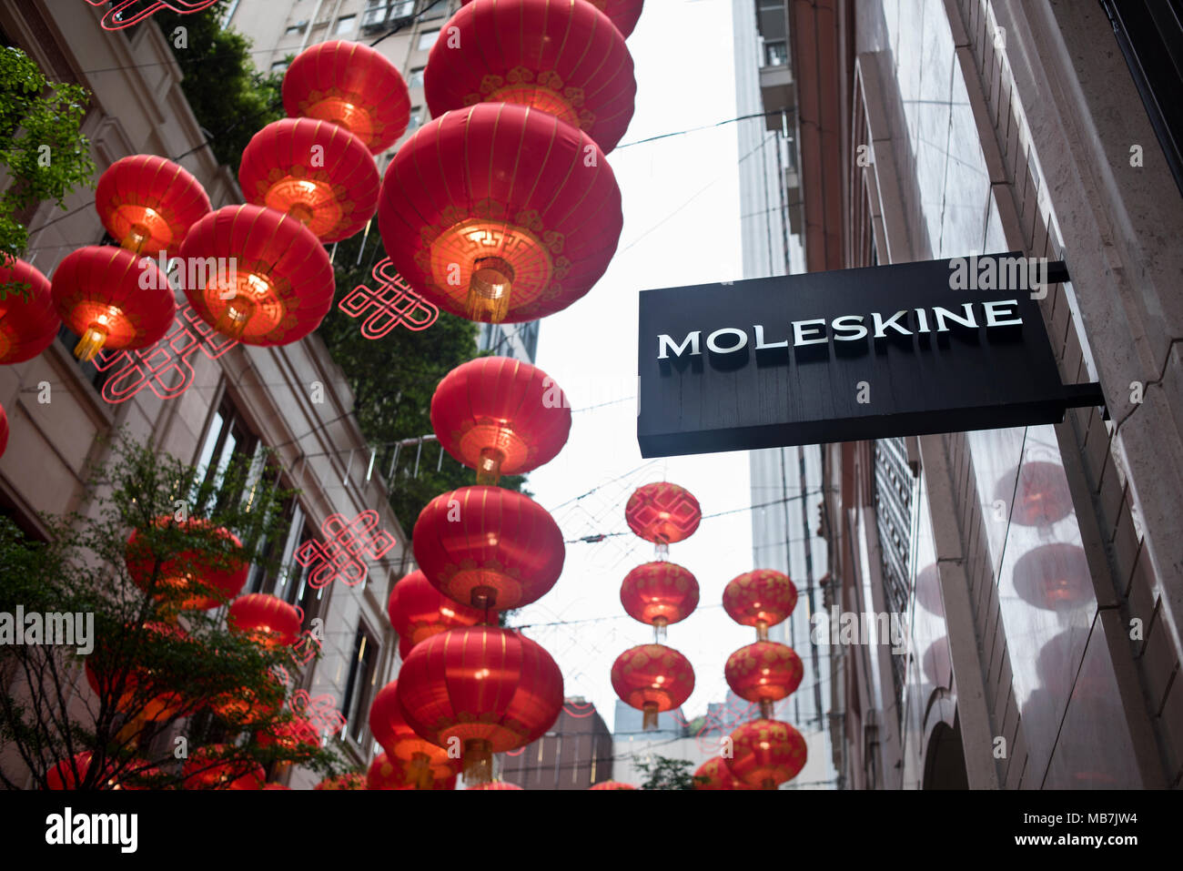 Italian manufacturer, papermaker and product designer Moleskine store