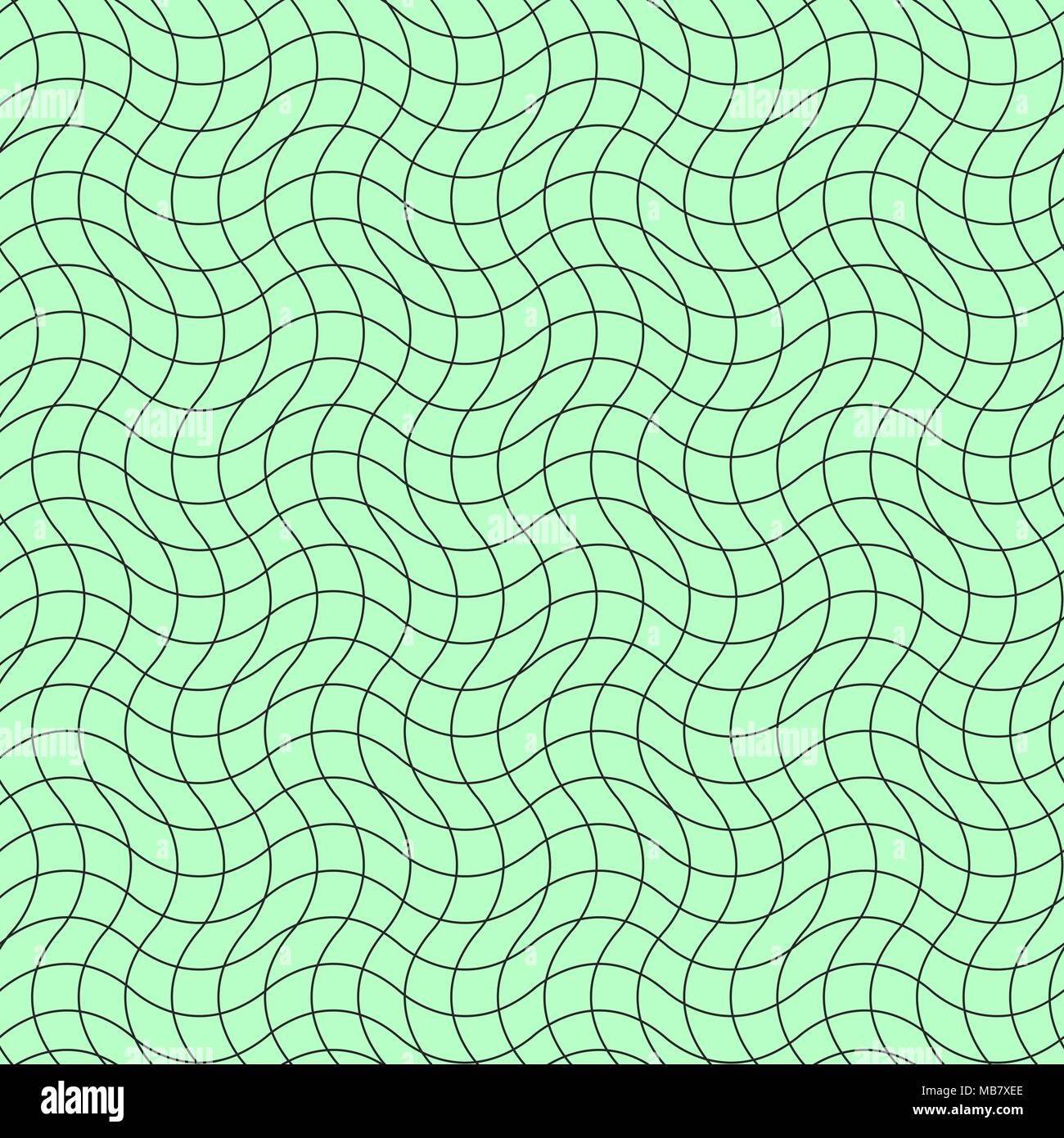 Wavy thin line seamless pattern. Vector illustration Stock Vector Image ...