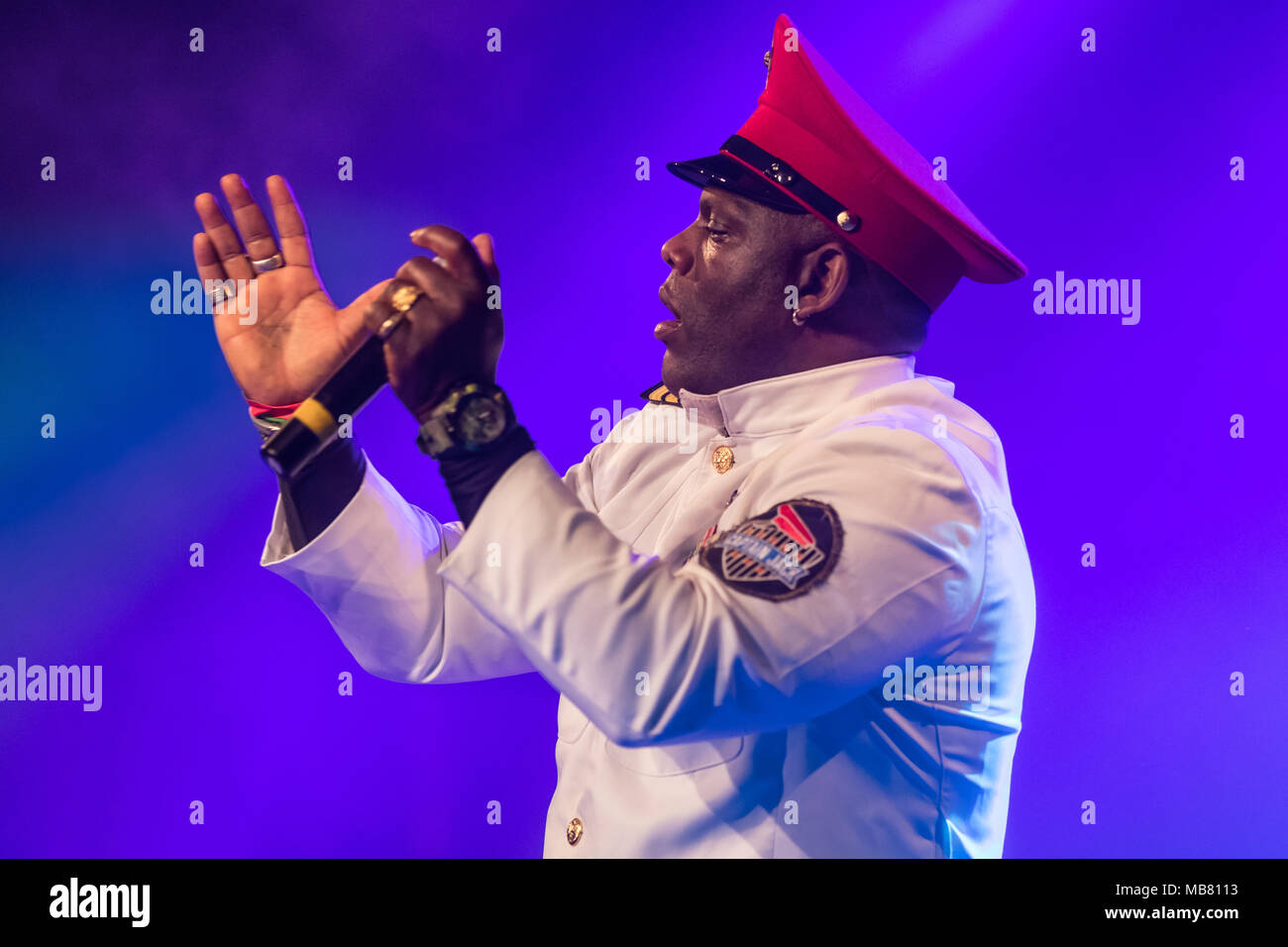 The German Eurodance duo Captain Jack with Bruce Eric Lacy and Michelle  Stanley live at Schüür Lucerne, Switzerland Stock Photo - Alamy