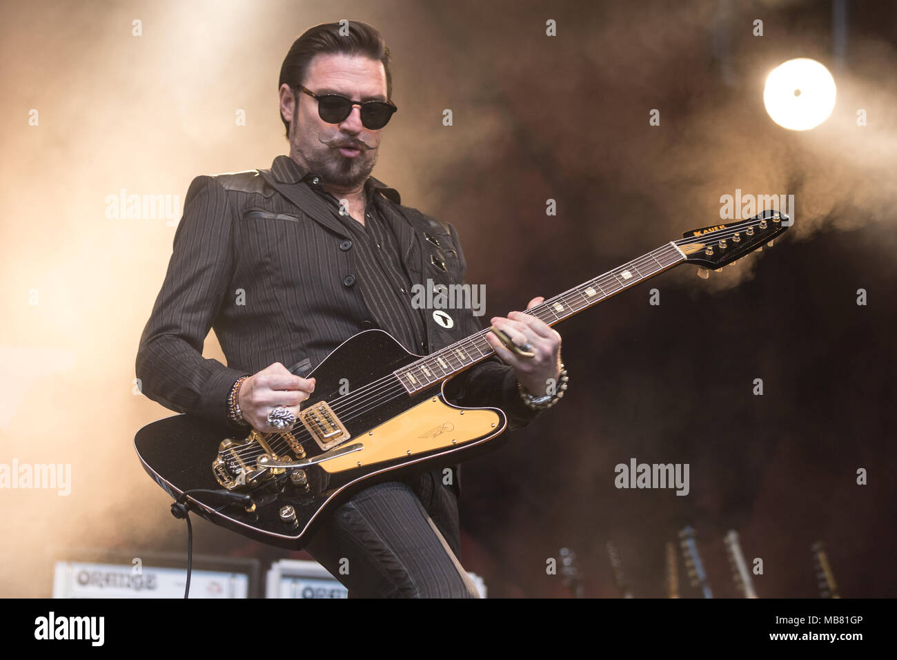 The American rock band Rival Sons live at the 27th Heitere Open Air in  Zofingen, Aargau, Switzerland Jay Buchanan Stock Photo - Alamy