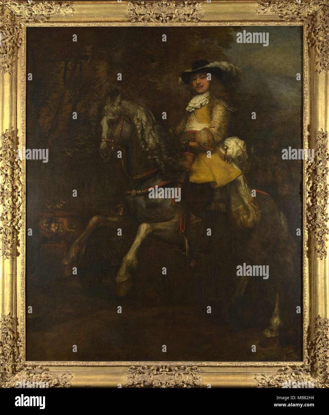 Rembrandt van Rijn Oil painting Stock Photo - Alamy