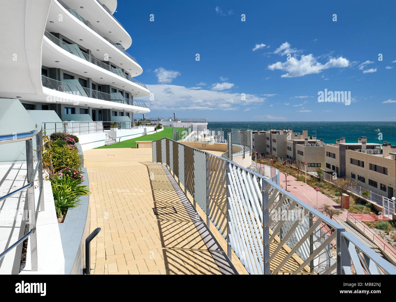 Mediterranean sea water balcony hi-res stock photography and images - Alamy