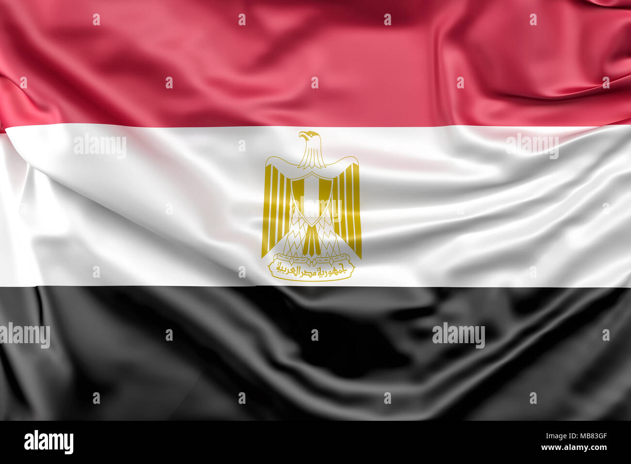 Flag of Egypt Stock Photo - Alamy
