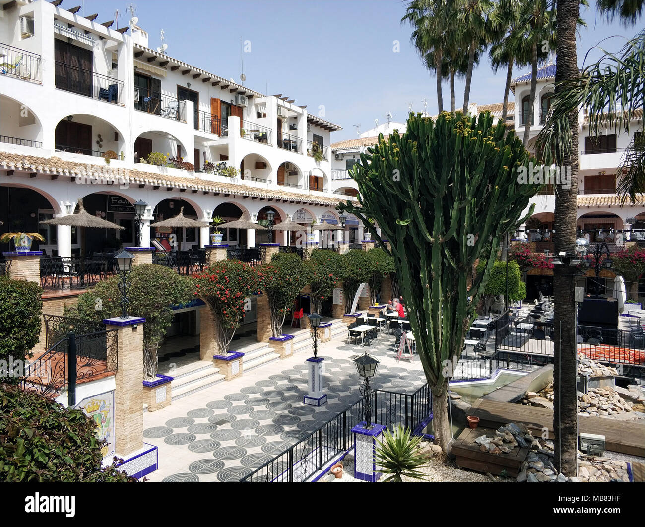 Villamartin, Spain April 7, 2018 Villamartin Plaza, consists with a