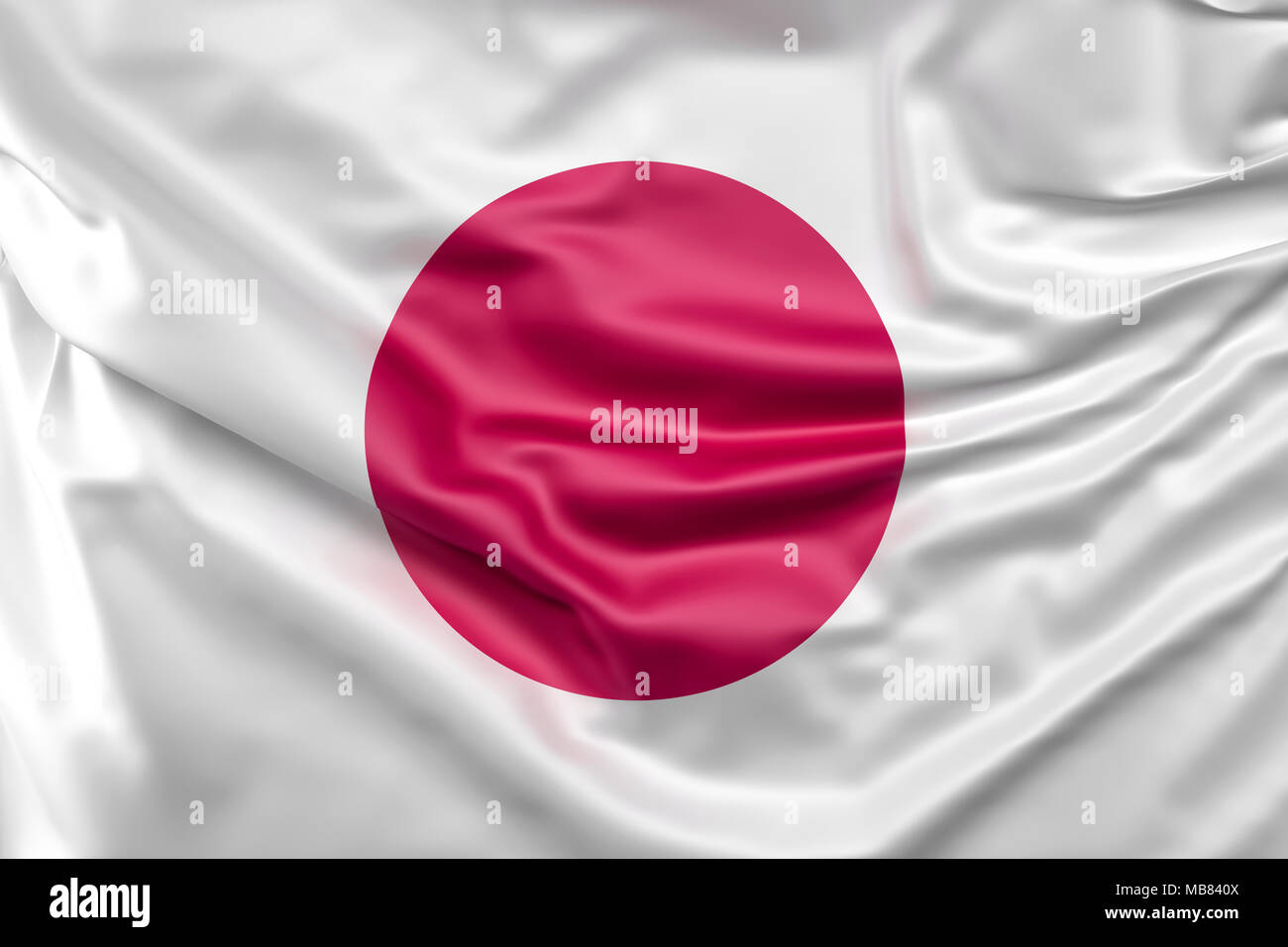 Flag Of Japan Stock Photo - Alamy