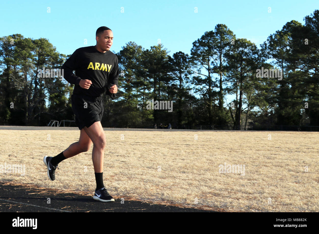 U.S. Army Pfc. Darius M. Baker of Fort Lauderdale, Fla., a postal clerk