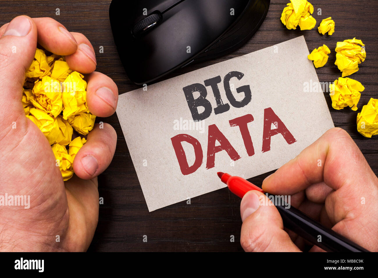 Data Note Picture Writing note showing Big Data. Business photo showcasing Huge Data ...
