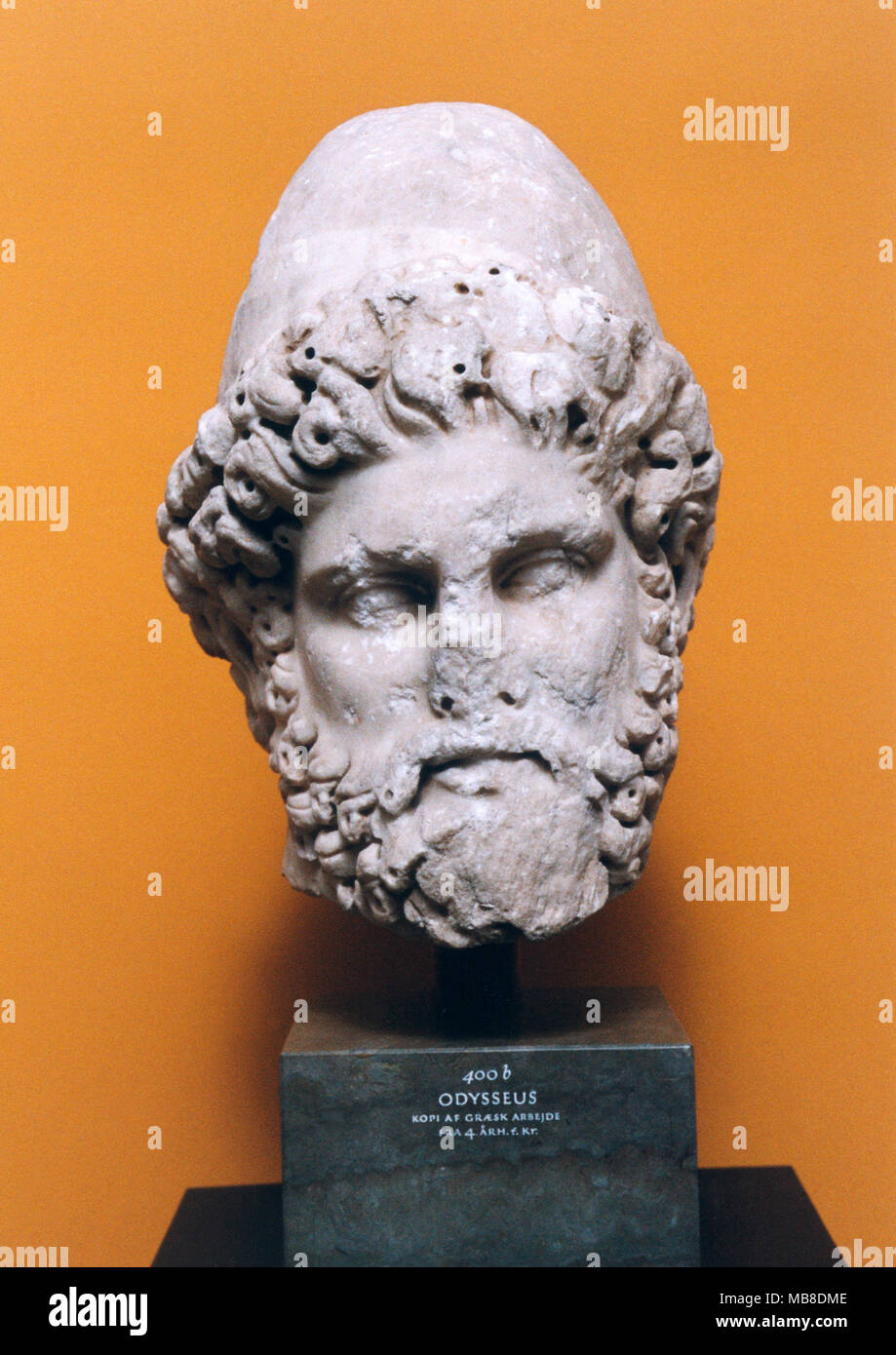 ODYSSEUS Sculpture is included in the Danish Glyptotekets collection 2005 Stock Photo