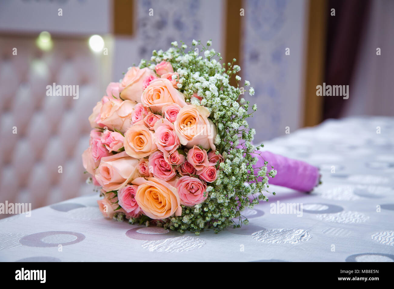 Wedding Bouquet Roses Orange High Resolution Stock Photography And Images Alamy