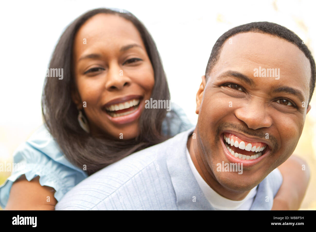 Happy African American Couple Stock Photo - Alamy